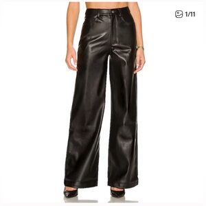 Women's Black Wide-Leg Pants